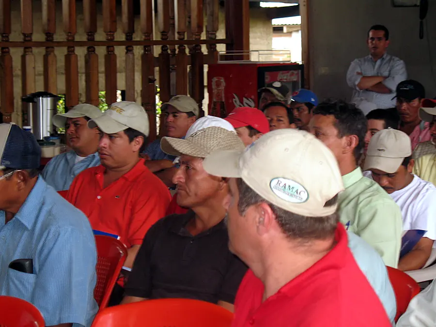 Productores en un taller