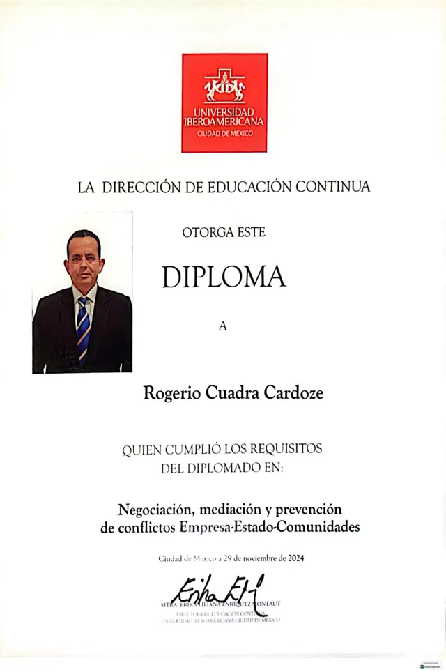 Diplomado en negociación, mediación y prevención de conflictos